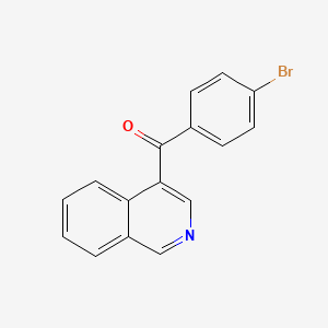 molecular formula C16H10BrNO B1532453 4-(4-Bromobenzoyl)isoquinoline CAS No. 1187165-61-2