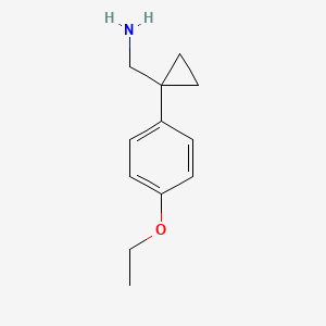 (1-(4-Ethoxyphenyl)cyclopropyl)methanamine