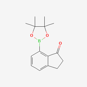 7-(4,4,5,5-tetramethyl-1,3,2-dioxaborolan-2-yl)-2,3-dihydro-1H-inden-1-one