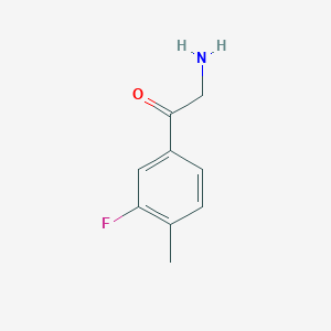 2-Amino-1-(3-fluoro-4-methylphenyl)ethan-1-one