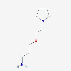 3-(2-(Pyrrolidin-1-yl)ethoxy)propan-1-amine