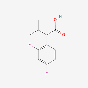 molecular formula C11H12F2O2 B1532467 2-(2,4-Difluorophenyl)-3-methylbutanoic acid CAS No. 1339215-16-5