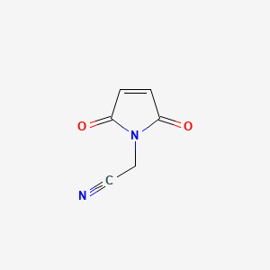 molecular formula C6H4N2O2 B1532475 2-(2,5-dioxo-2,5-dihydro-1H-pyrrol-1-yl)acetonitrile CAS No. 1184639-97-1