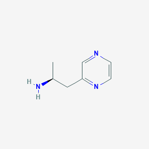 (2S)-1-(pyrazin-2-yl)propan-2-amine