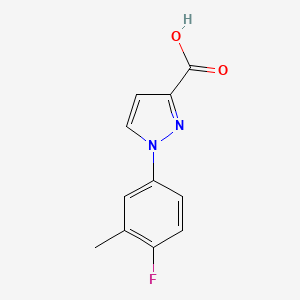 1-(4-Fluoro-3-methylphenyl)-1h-pyrazole-3-carboxylic acid