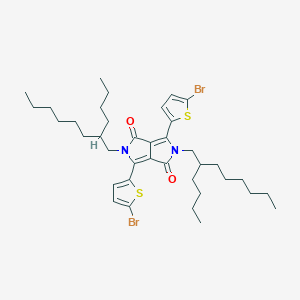 molecular formula C38H54Br2N2O2S2 B1532484 2,5-Di(2-butyloctyl)-3,6-di(5-bromo-2-thienyl)pyrrolo[3,4-c]pyrrole-1,4-dione CAS No. 1224709-68-5