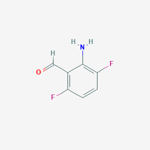 2-Amino-3,6-difluorobenzaldehyde