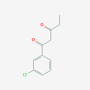 1-(3-Chlorophenyl)pentane-1,3-dione