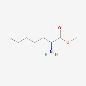 Methyl 2-amino-4-methylheptanoate