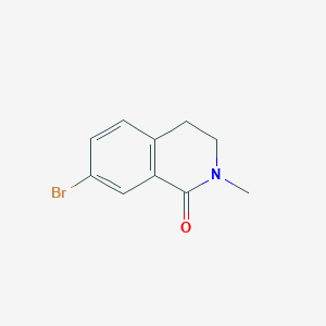 molecular formula C10H10BrNO B1532534 7-溴-2-甲基-3,4-二氢异喹啉-1(2H)-酮 CAS No. 1313399-68-6