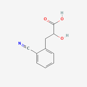 3-(2-Cyanophenyl)-2-hydroxypropanoic acid