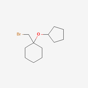 1-(Bromomethyl)-1-(cyclopentyloxy)cyclohexane