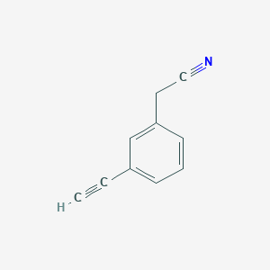 2-(3-Ethynylphenyl)acetonitrile