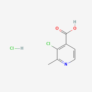 3-Chloro-2-methylpyridine-4-carboxylicacidhydrochloride