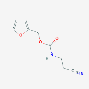 (furan-2-yl)methylN-(2-cyanoethyl)carbamate