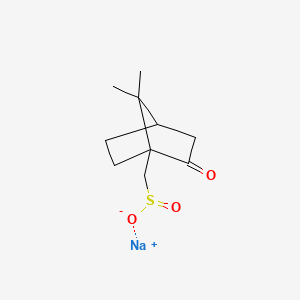 molecular formula C10H15NaO3S B15325436 Sodium (7,7-dimethyl-2-oxobicyclo[2.2.1]heptan-1-yl)methanesulfinate 