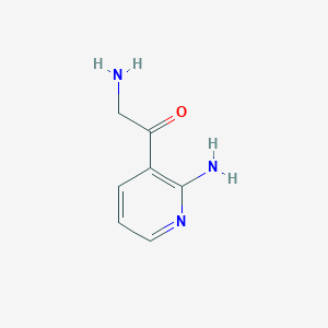 2-Amino-1-(2-amino-3-pyridinyl)ethanone