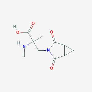 3-(2,4-Dioxo-3-azabicyclo[3.1.0]hexan-3-yl)-2-methyl-2-(methylamino)propanoic acid