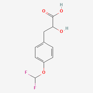 3-[4-(Difluoromethoxy)phenyl]-2-hydroxypropanoic acid