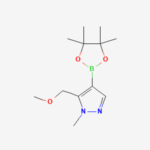 5-(methoxymethyl)-1-methyl-4-(tetramethyl-1,3,2-dioxaborolan-2-yl)-1H-pyrazole