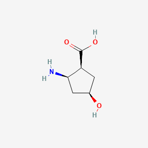 (1S,2R,4R)-2-Amino-4-hydroxycyclopentane-1-carboxylic acid