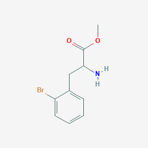 molecular formula C10H12BrNO2 B15325828 Methyl 2-amino-3-(2-bromophenyl)propanoate 