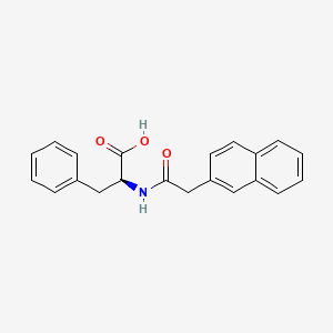 molecular formula C21H19NO3 B1532597 L-Phenylalanine, N-[2-(2-naphthalenyl)acetyl]- CAS No. 934395-57-0