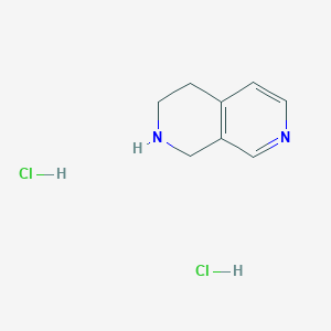 molecular formula C8H12Cl2N2 B1532598 1,2,3,4-Tetrahydro-2,7-naphthyridine dihydrochloride CAS No. 449175-32-0