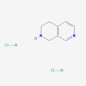 molecular formula C8H12Cl2N2 B1532598 1,2,3,4-四氢-2,7-萘啶二盐酸盐 CAS No. 449175-32-0