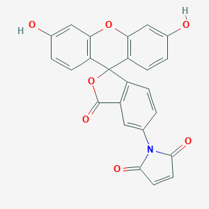 molecular formula C24H13NO7 B015326 Fluorescein 5-maleimide CAS No. 75350-46-8