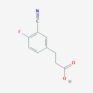 3-(3-Cyano-4-fluorophenyl)propanoic acid