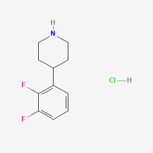 molecular formula C11H14ClF2N B1532634 4-(2,3-二氟苯基)哌啶盐酸盐 CAS No. 1004618-90-9