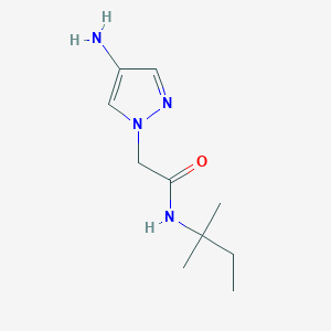 2-(4-Amino-1h-pyrazol-1-yl)-N-(tert-pentyl)acetamide