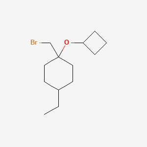 1-(Bromomethyl)-1-cyclobutoxy-4-ethylcyclohexane