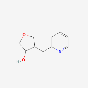 4-[(Pyridin-2-yl)methyl]oxolan-3-ol