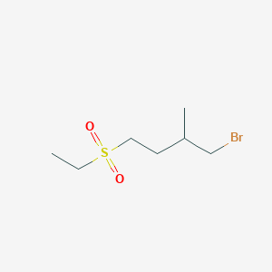 1-Bromo-4-(ethylsulfonyl)-2-methylbutane