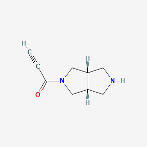 1-[(3aR,6aS)-octahydropyrrolo[3,4-c]pyrrol-2-yl]prop-2-yn-1-one