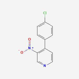 4-(4-Chlorophenyl)-3-nitropyridine