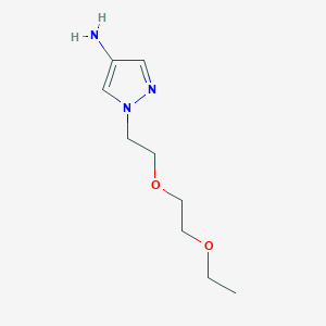 1-(2-(2-Ethoxyethoxy)ethyl)-1h-pyrazol-4-amine