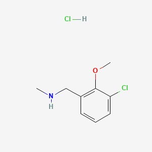 [(3-Chloro-2-methoxyphenyl)methyl](methyl)aminehydrochloride