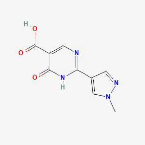 2-(1-Methyl-1h-pyrazol-4-yl)-6-oxo-1,6-dihydropyrimidine-5-carboxylic acid