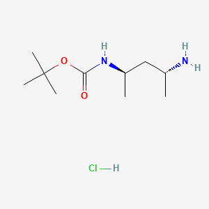 tert-butylN-[(2R,4R)-4-aminopentan-2-yl]carbamatehydrochloride