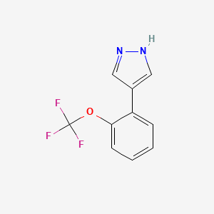 4-(2-(Trifluoromethoxy)phenyl)-1H-pyrazole