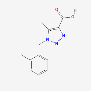 5-Methyl-1-(2-methylbenzyl)-1h-1,2,3-triazole-4-carboxylic acid