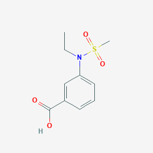 3-[Ethyl(methanesulfonyl)amino]benzoic acid