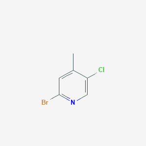 2-Bromo-5-chloro-4-methylpyridine