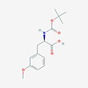 molecular formula C15H21NO5 B1532676 Boc-3-Méthoxy-D-phénylalanine CAS No. 261380-37-4