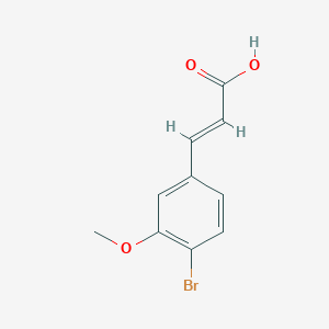 molecular formula C10H9BrO3 B1532686 Acide 4-bromo-3-méthoxycinnamique CAS No. 924271-33-0