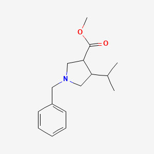 Methyl 1-benzyl-4-propan-2-ylpyrrolidine-3-carboxylate