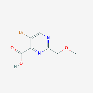 5-Bromo-2-(methoxymethyl)pyrimidine-4-carboxylic acid